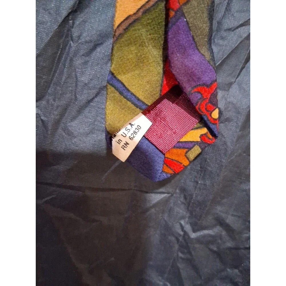 Jerry Garcia Capillaries Limited Collection Tie Lot Necktie Blue Abstract Silk